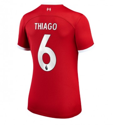 Liverpool Thiago Alcantara #6 Hjemmebanetrøje Dame 2023-24 Kort ærmer